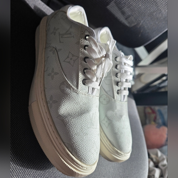 Louis Vuitton ALIKE Men's Grey and White Trainers SIZE 41 - Picture 2 of 16